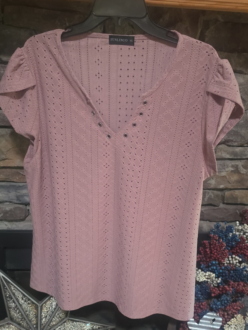 Pale Pink Top SZ XL